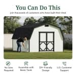 Classic Gambrel 4' Barn Shed