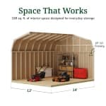 Classic Gambrel 6' Barn Shed