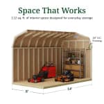 Classic Gambrel 6' Barn Shed