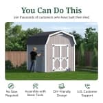 Classic Gambrel 6' Barn Shed