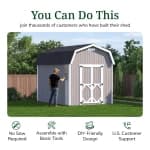 Classic Gambrel 6' Barn Shed