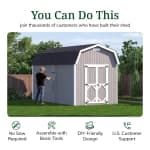 Classic Gambrel 6' Barn Shed