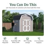 Classic Gambrel 6' Barn Shed