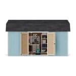 Classic Gambrel 6' Barn Shed with Side Entry