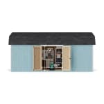 Classic Gambrel 6' Barn Shed with Side Entry