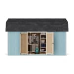 Classic Gambrel 6' Barn Shed with Side Entry