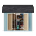 Classic Gambrel 6' Barn Shed with Side Entry