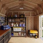 Classic Gambrel 6' Barn Shed with Side Entry