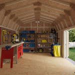 Classic Gambrel 6' Barn Shed with Side Entry