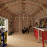 Classic Gambrel 6' Barn Shed with Side Entry