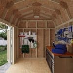 Classic Gambrel 6' Barn Shed with Side Entry