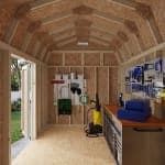 Classic Gambrel 6' Barn Shed with Side Entry