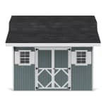 Classic Gambrel Barn Shed with Overhang