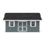 Classic Gambrel Barn Shed with Overhang