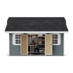 Classic Gambrel Barn Shed with Overhang