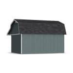 Classic Gambrel Barn Shed with Overhang
