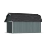 Classic Gambrel Barn Shed with Overhang