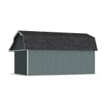 Classic Gambrel Barn Shed with Overhang