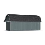 Classic Gambrel Barn Shed with Overhang