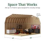 Classic Gambrel Large Barn Shed