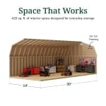 Classic Gambrel Large Barn Shed