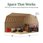 Classic Gambrel Large Barn Shed