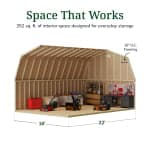 Classic Gambrel Large Barn Shed
