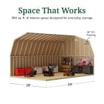 Classic Gambrel Large Barn Shed