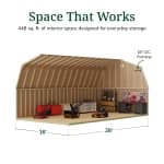 Classic Gambrel Large Barn Shed