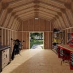 Classic Gambrel Large Barn Shed