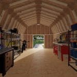 Classic Gambrel Large Barn Shed