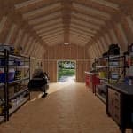 Classic Gambrel Large Barn Shed