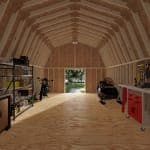 Classic Gambrel Large Barn Shed
