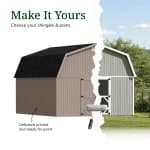 Classic Gambrel Large Barn Shed