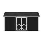 Classic Gable Shed with Side Entry