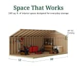 Classic Gable Shed with Side Entry