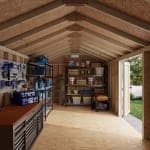 Classic Gable Shed with Side Entry