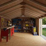 Classic Gable Shed with Side Entry