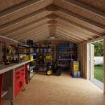 Classic Gable Shed with Side Entry