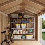 Classic Gable Shed with Side Entry