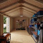 Classic Gable Shed with Side Entry