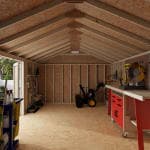 Classic Gable Shed with Side Entry