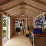 Classic Gable Shed with Side Entry