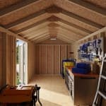 Classic Gable Shed with Side Entry