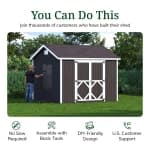 Classic Gable Shed with Side Entry