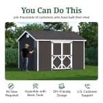 Classic Gable Shed with Side Entry