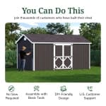 Classic Gable Shed with Side Entry