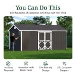 Classic Gable Shed with Side Entry