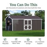 Classic Gable Shed with Side Entry
