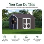 Classic Gable Shed with Side Entry
